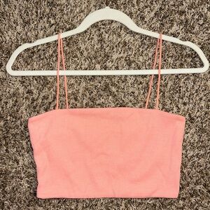Peach Crop Top